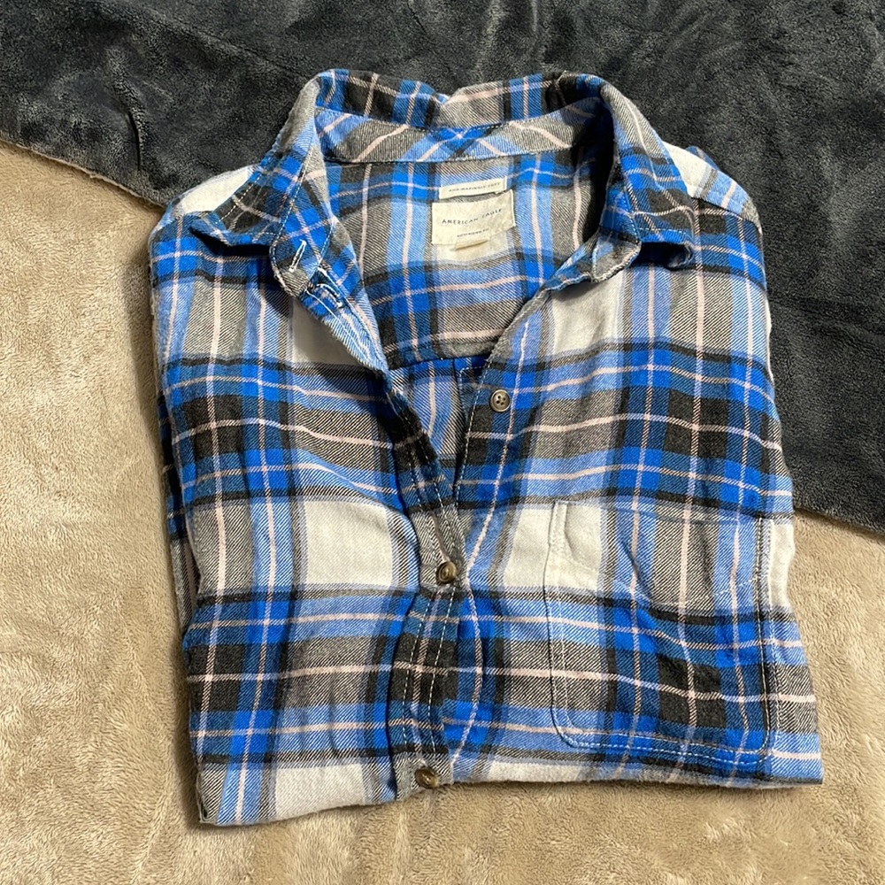 AE Boyfriend Fit Ahh-Mazingly Soft Flannel